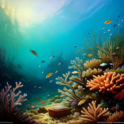 Coral Reef Shipwreck Midjourney Prompts - Bring the Underwater World to Life - Socialdraft