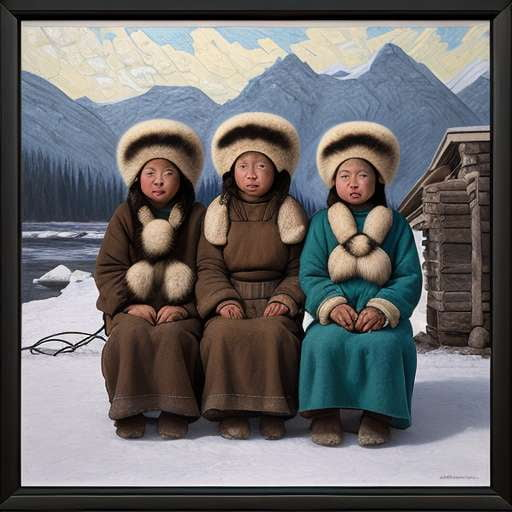 Eskimo/Inuit Vintage Portrait Midjourney Prompts - Socialdraft