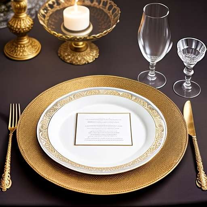 Renaissance Fine China Midjourney Border Prompt: Create Unique Table Setting - Socialdraft