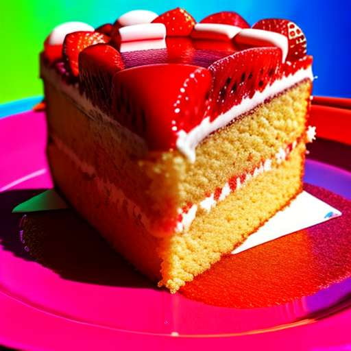 "Hawaiian Strawberry Time Travel Cake" Midjourney Image Prompt - Socialdraft