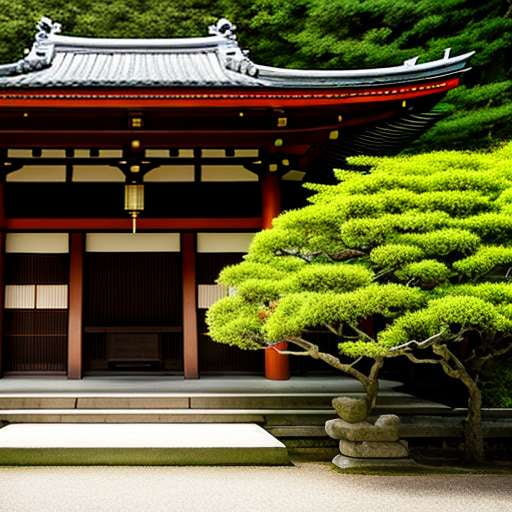 Japanese Temple Midjourney Prompt - Socialdraft