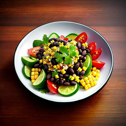 Mexican Salad Midjourney Creation: Customizable Recipe Prompt - Socialdraft