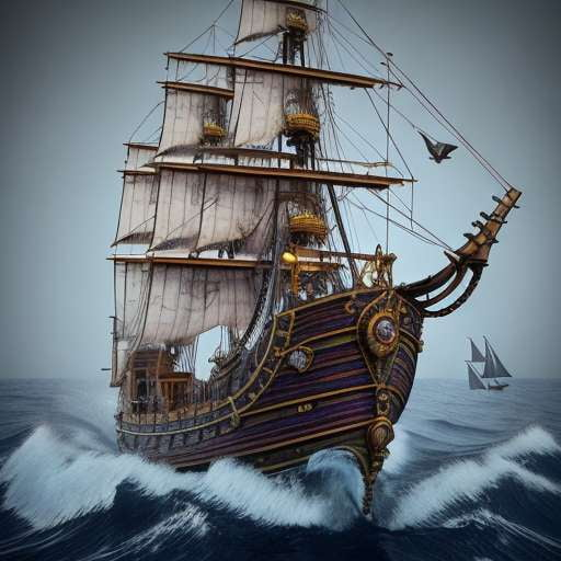 Customize Your Voyage with Realistic Pirate Ship Midjourney Prompts - Socialdraft