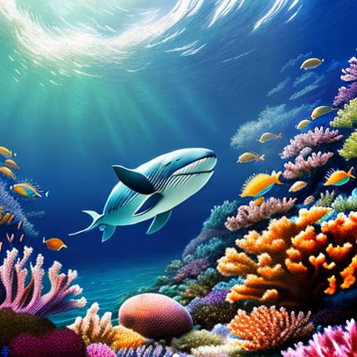 "Underwater Adventures Midjourney Prompt: Create Custom Ocean Wildlife Images" - Socialdraft