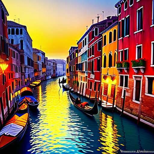 "Create Your Own Venice Canal Scene with Midjourney Gondolieri Prompt" - Socialdraft