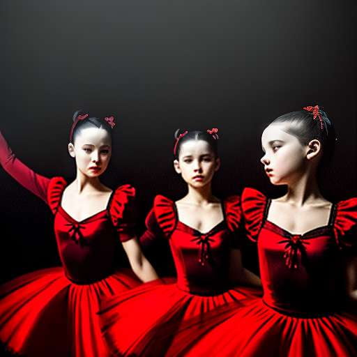 Demonic Ballerinas Midjourney Prompt - Unique and Customizable Art Creation - Socialdraft