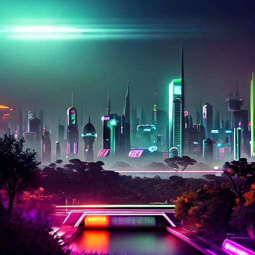 Alien Cityscape Midjourney Prompt - Customizable Sci-Fi Skyline Generator - Socialdraft