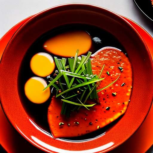 Korean Food Infrared Photography Midjourney Prompt - Create Your Own Artistic Korean Food Photography - Socialdraft