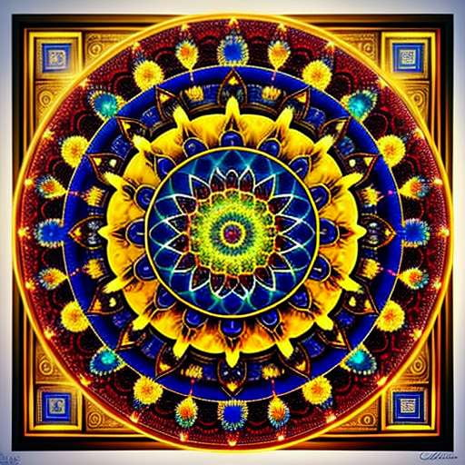 Greek Mandala Customizable Midjourney Prompt for Unique Art Creation - Socialdraft