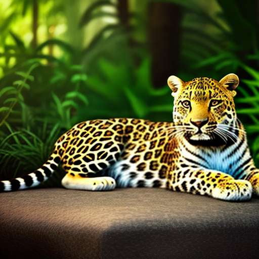 Leisurely Leopard Midjourney Prompt - Customizable Animal Art for Your Home Decor - Socialdraft