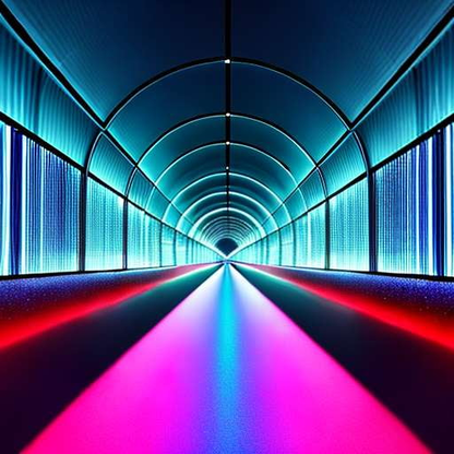Midjourney Tunnel of Lights Image Prompt - Socialdraft