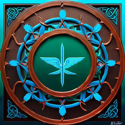 Thunderbird Celtic Knot Midjourney Image Prompt for Custom Art Creation - Socialdraft