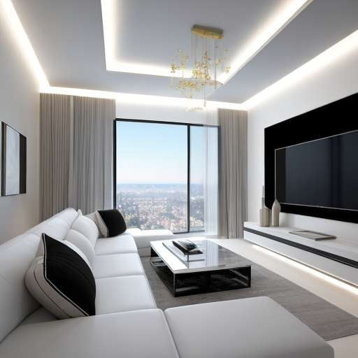 Luxury Penthouse Interior Design Midjourney Prompt - Socialdraft