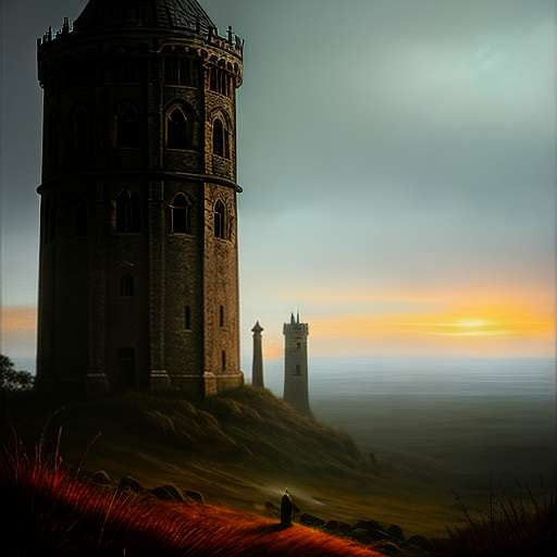 Night Watchman's Tower - Customizable Midjourney Prompt for Unique Art Creation - Socialdraft