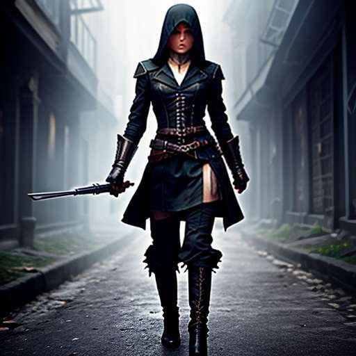 Womens Fantasy Assassin Outfit
