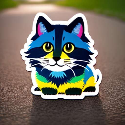 Pet Portrait Sticker Prompt - Midjourney Design for Your Furry Friend - Socialdraft