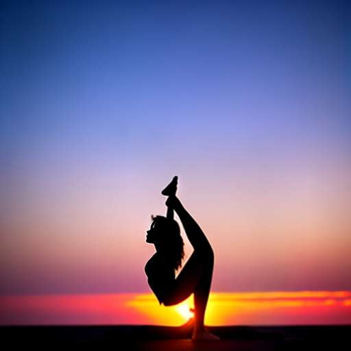 Yoga Poses Sunset A 3d Female In Serene Pose Amidst Scenic Landscape  Backgrounds | JPG Free Download - Pikbest