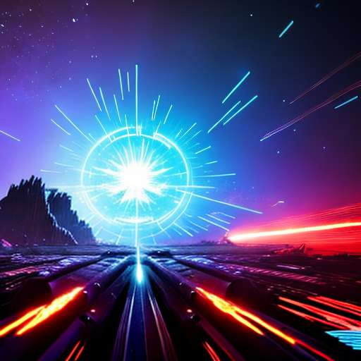 Neutron Star Combat Midjourney Prompt - Create Epic Sci-Fi Battle Scenes - Socialdraft