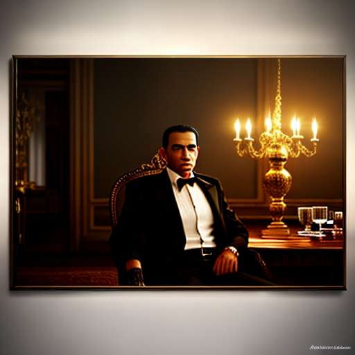 Mafia Boss Portrait Midjourney Prompt - Socialdraft