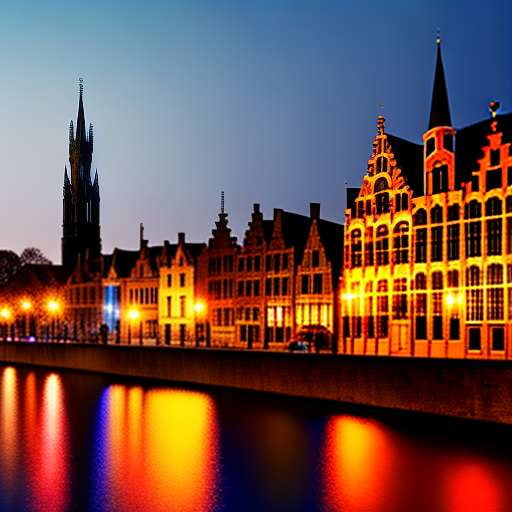 Bruges Cityscape Midjourney Prompt for Unique Custom Paintings - Socialdraft