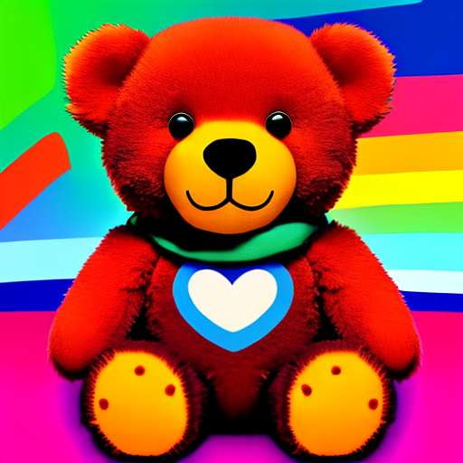 Teddy Bear Onesie Midjourney Creation - Customizable Teddy Bear Design for Crafting and DIY - Socialdraft