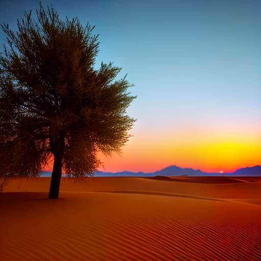 Desert Sunset Midjourney Prompt: Create Your Own Stunning Ode to the Desert - Socialdraft
