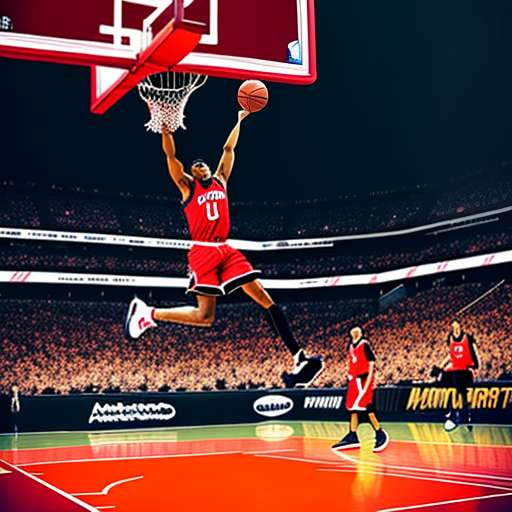 Midjourney Basketball Dunk: Customizable Image Prompt for Athletes and Fans - Socialdraft