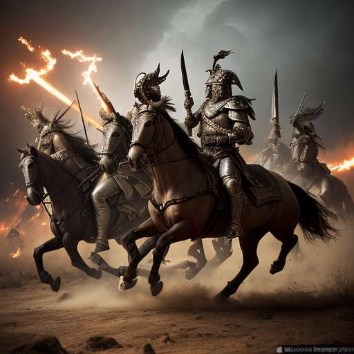 Midjourney Prompts: Warriors Leading Armies - Create Epic Battle Scenes - Socialdraft