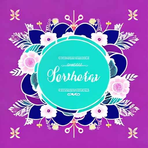 Floral Font Ombre Midjourney Prompt: Create Stunning Floral Typography Art in Minutes. - Socialdraft