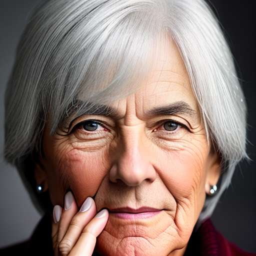 "Silver Hair Portrait" Midjourney Prompt: Create Stunning Custom Images - Socialdraft