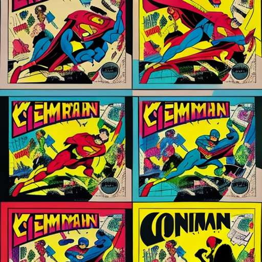 Custom Vintage Comic Book Cover Designs for Midjourney Prompts - Socialdraft