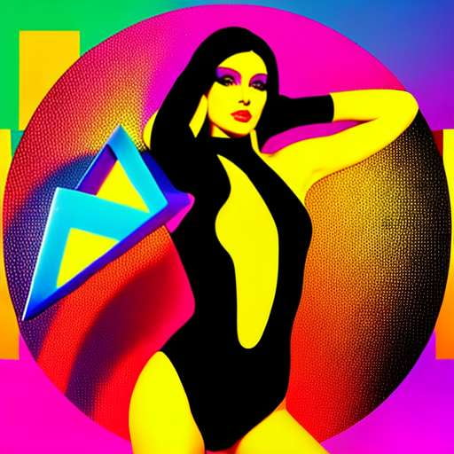 "Studio 54" Bodysuit Midjourney Prompt - Create Your Disco Fashion Masterpiece - Socialdraft