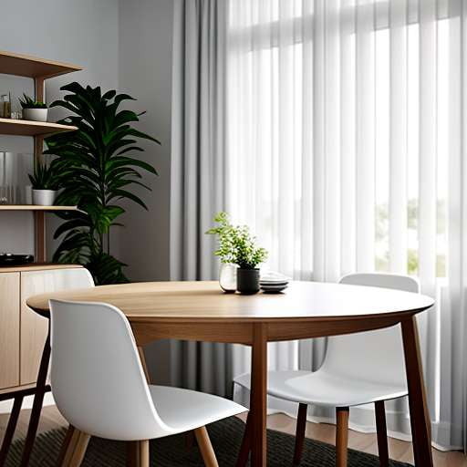 Scandinavian Dining Room Midjourney Prompt - Customizable Interior Design Inspiration - Socialdraft