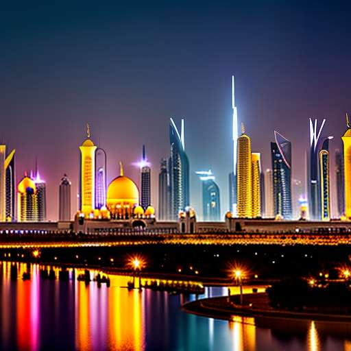 Abu Dhabi Cityscape Custom Midjourney Prompt - Socialdraft