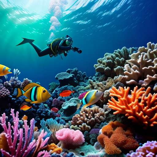 "Discover the Depths" Deep Sea Diving Midjourney Prompt - Socialdraft