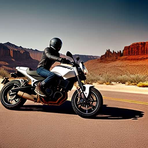Hometown Motorcycle Rider Midjourney Prompt - Customizable Image Generator - Socialdraft