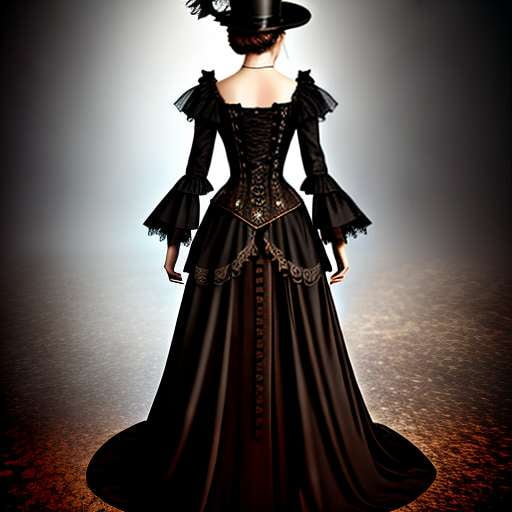 Gothic Steampunk Wedding Dress Midjourney Prompt - Customizable Image Creation Tool - Socialdraft