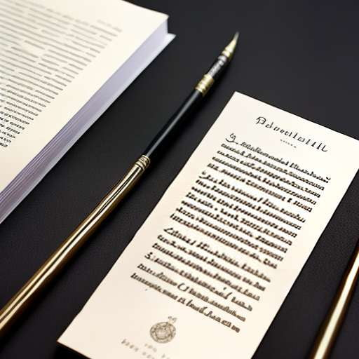 Calligraphy Bookmark Midjourney Prompt - Beautiful Handwritten Bookmarks - Socialdraft