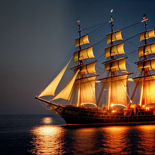 "Pirate's Voyage" Midjourney Prompt - Customizable Image Generation - Socialdraft