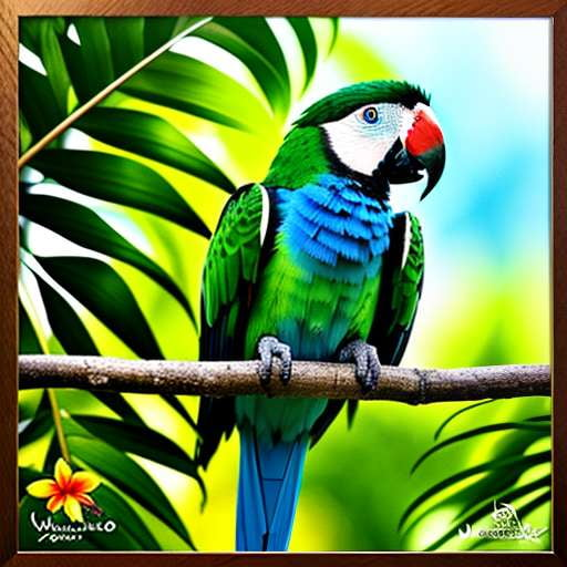 Parrot Swing Midjourney Prompt - Customizable Text-to-Image Creation - Socialdraft