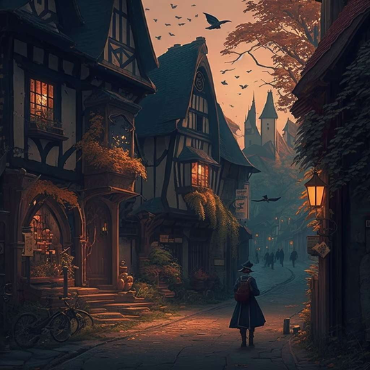 A Magic And Mysterious Town - Socialdraft